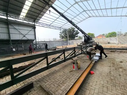 Konstruksi Tiang Baja